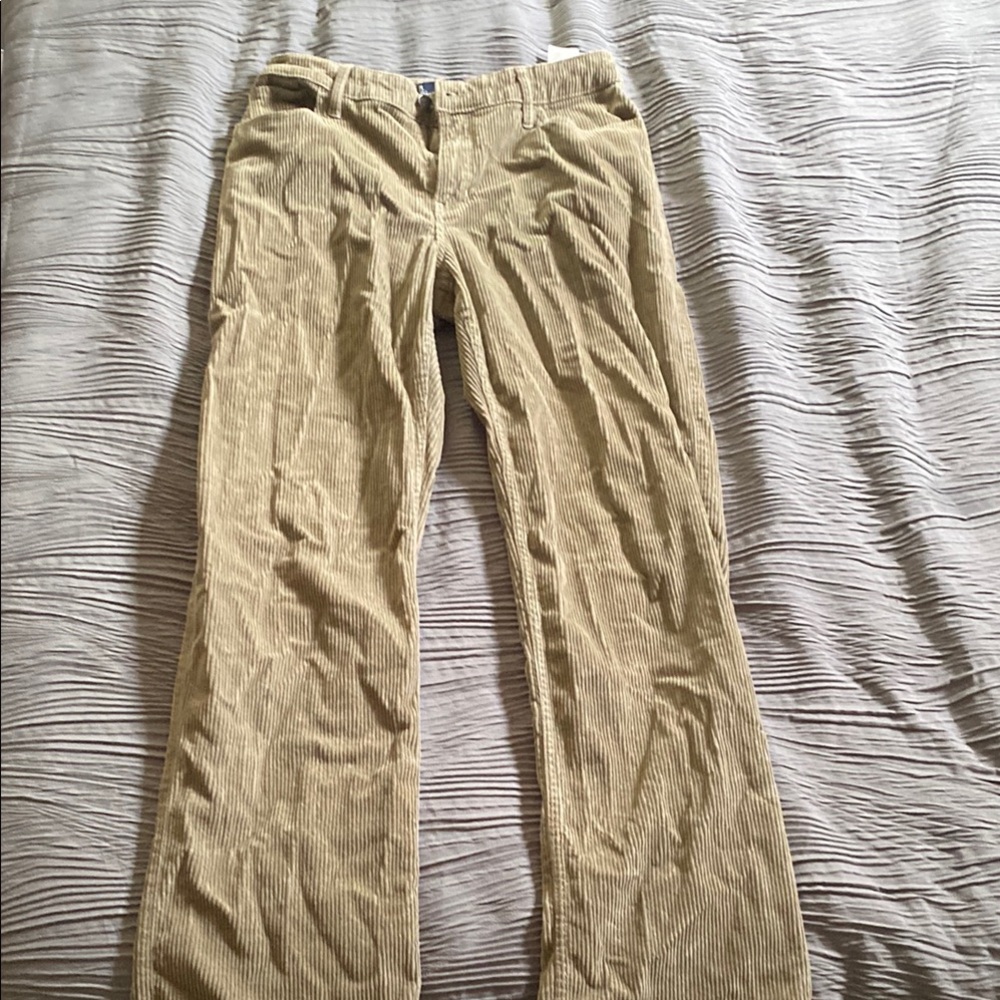 Hollister Light green Corduroy Pants